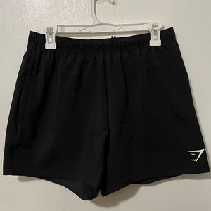 GYM SHARK - BLACK MEN’S SHORTS